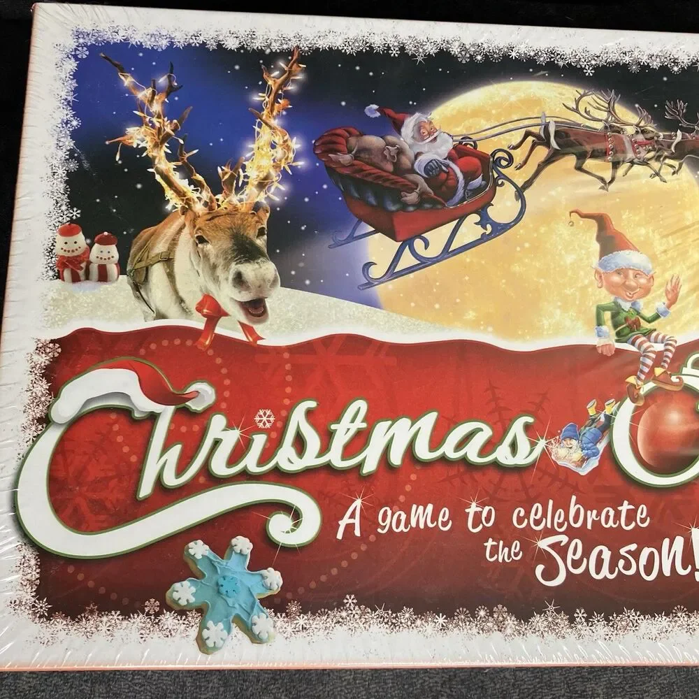 Christmas-Opoly Board Game Themed Monopoly Santa Reindeer New/Sealed! Holiday